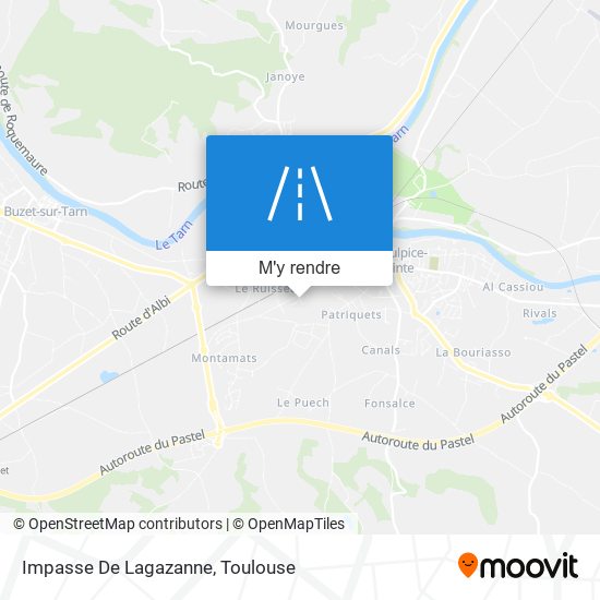 Impasse De Lagazanne plan