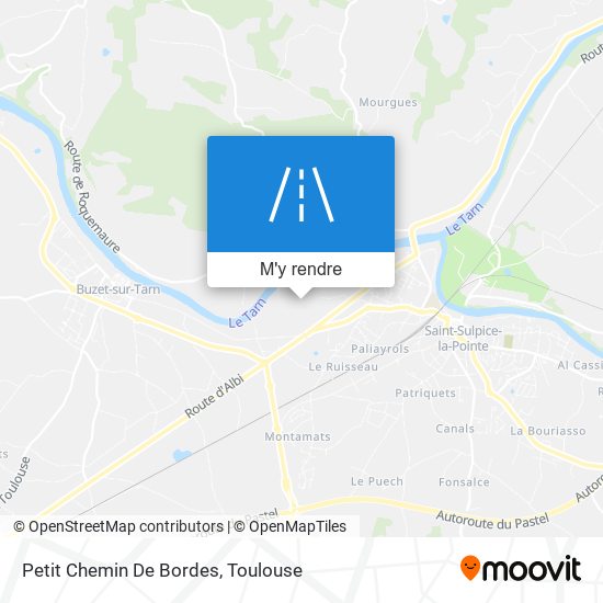 Petit Chemin De Bordes plan