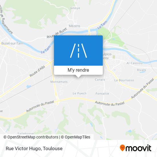 Rue Victor Hugo plan