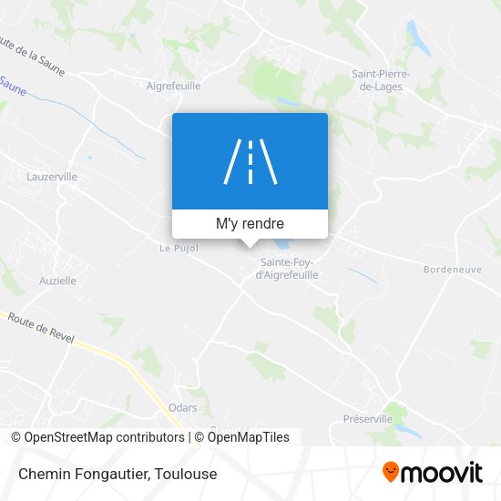 Chemin Fongautier plan