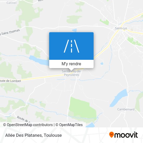 Allée Des Platanes plan
