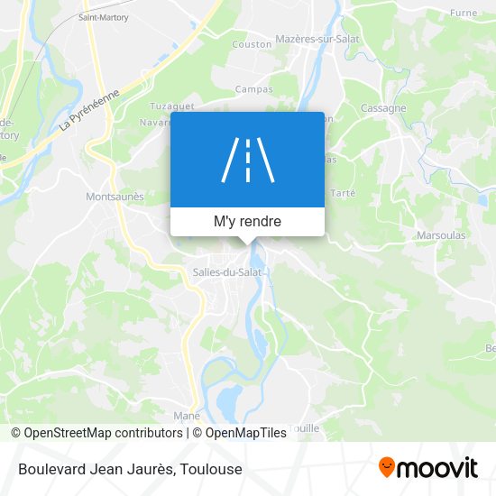 Boulevard Jean Jaurès plan
