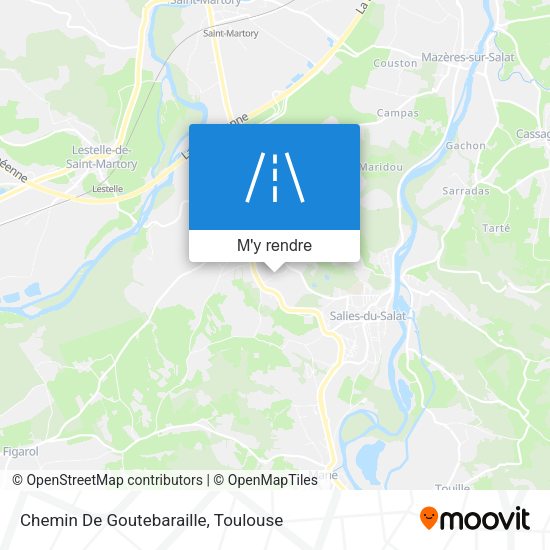 Chemin De Goutebaraille plan