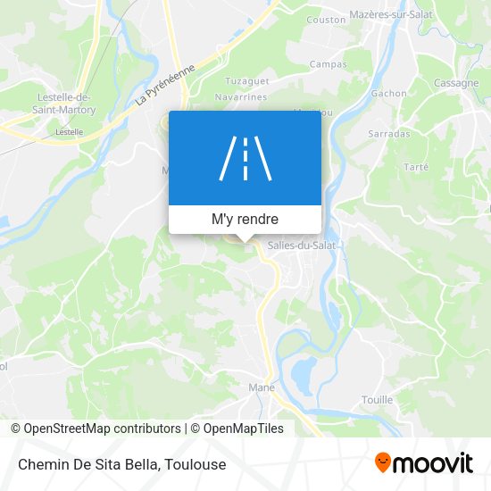 Chemin De Sita Bella plan