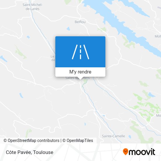 Côte Pavée plan