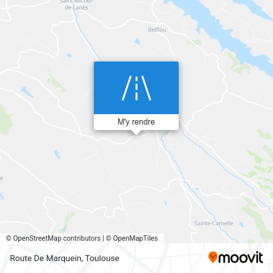 Route De Marquein plan