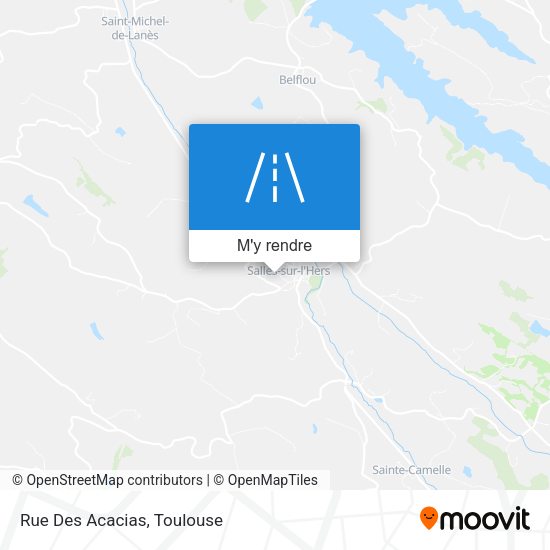 Rue Des Acacias plan