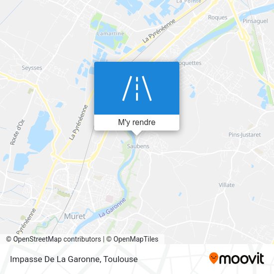 Impasse De La Garonne plan