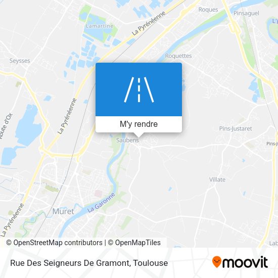 Rue Des Seigneurs De Gramont plan