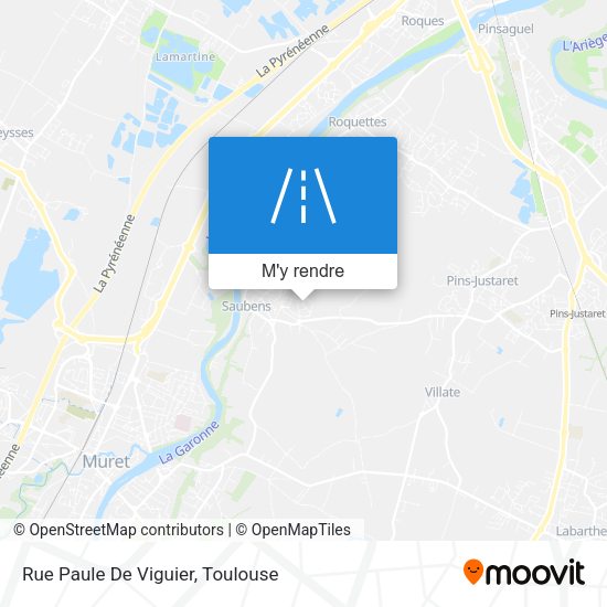 Rue Paule De Viguier plan