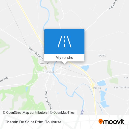 Chemin De Saint-Prim plan