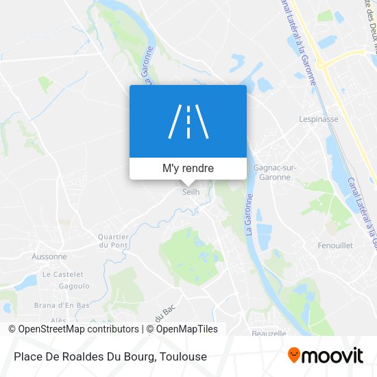 Place De Roaldes Du Bourg plan