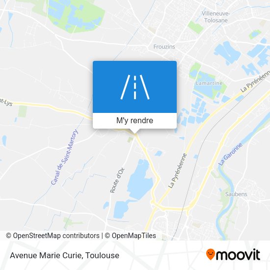 Avenue Marie Curie plan
