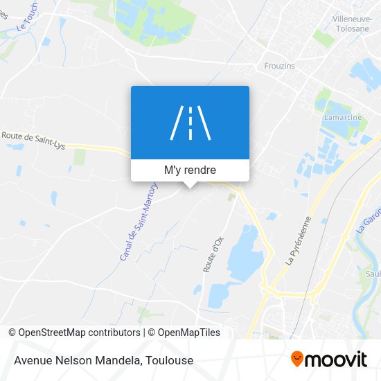 Avenue Nelson Mandela plan