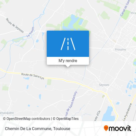 Chemin De La Commune plan
