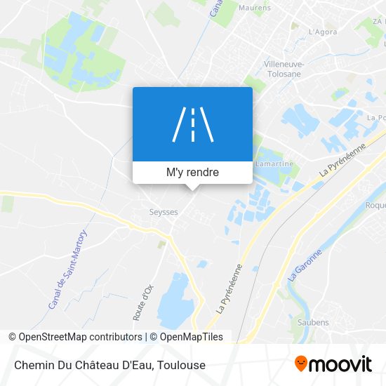 Chemin Du Château D'Eau plan