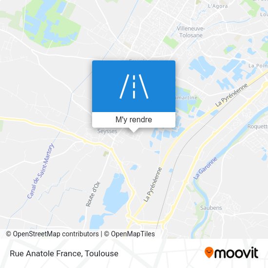 Rue Anatole France plan