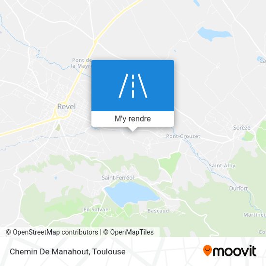 Chemin De Manahout plan