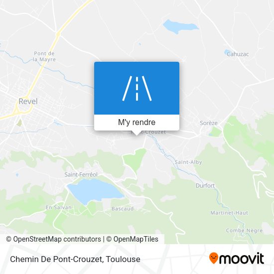 Chemin De Pont-Crouzet plan