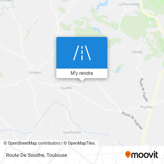 Route De Souilhe plan