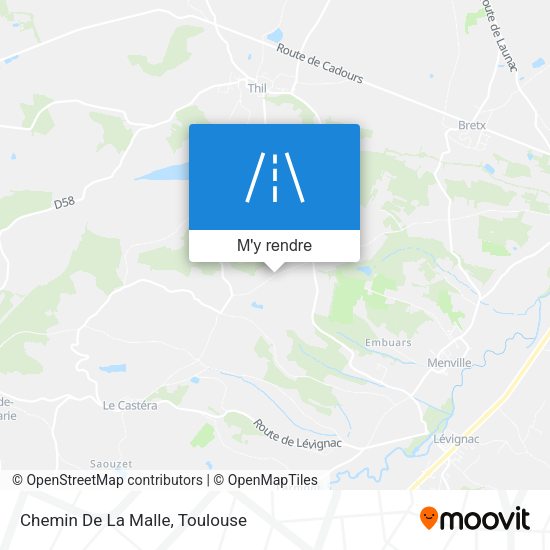 Chemin De La Malle plan