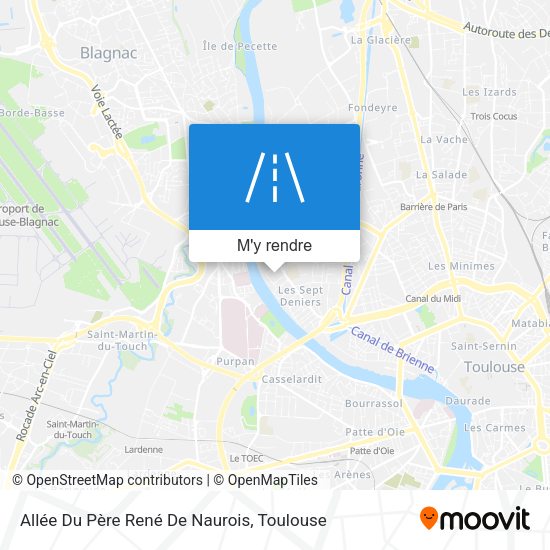 Allée Du Père René De Naurois plan