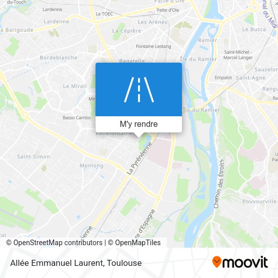 Allée Emmanuel Laurent plan