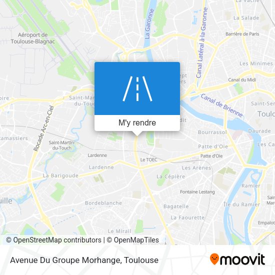 Avenue Du Groupe Morhange plan