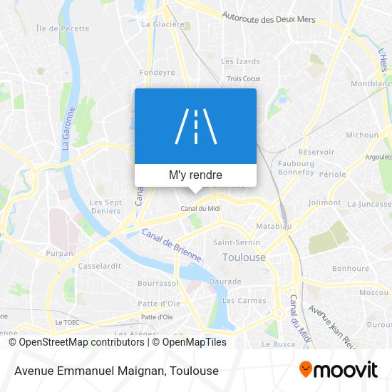 Avenue Emmanuel Maignan plan