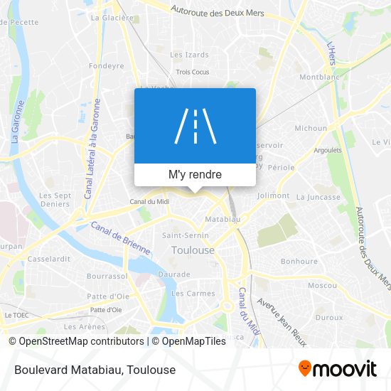 Boulevard Matabiau plan