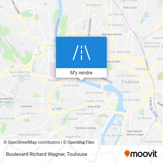 Boulevard Richard Wagner plan