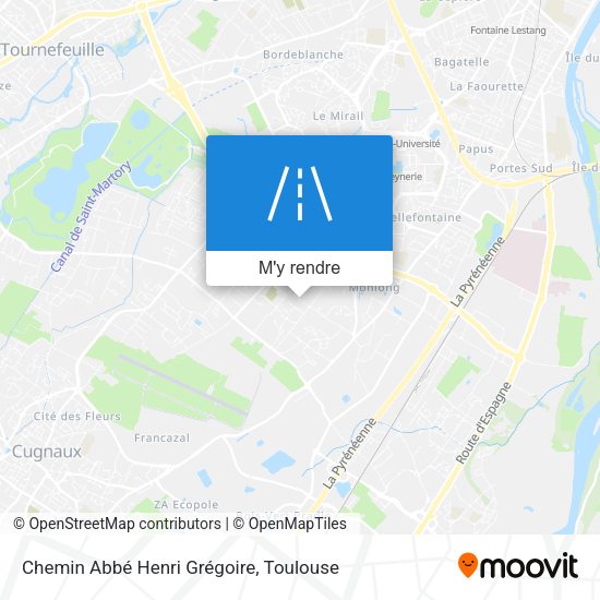 Chemin Abbé Henri Grégoire plan