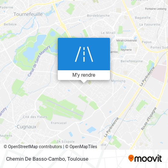 Chemin De Basso-Cambo plan