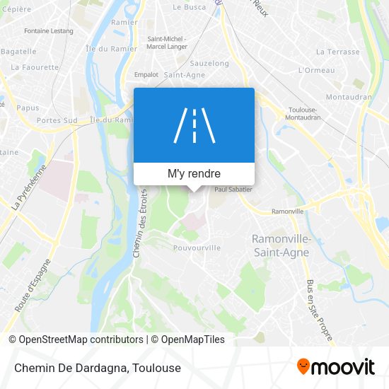 Chemin De Dardagna plan