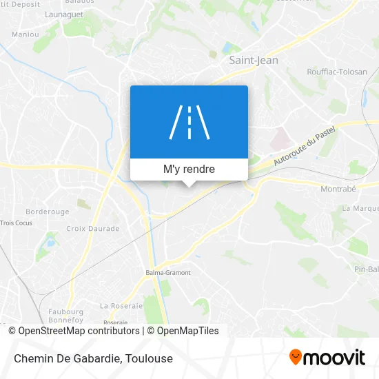 Comment aller Chemin De Gabardie, Toulouse en mtro, bus ou train? Comment aller Chemin De Gabardie, Toulouse en mtro, bus ou train?