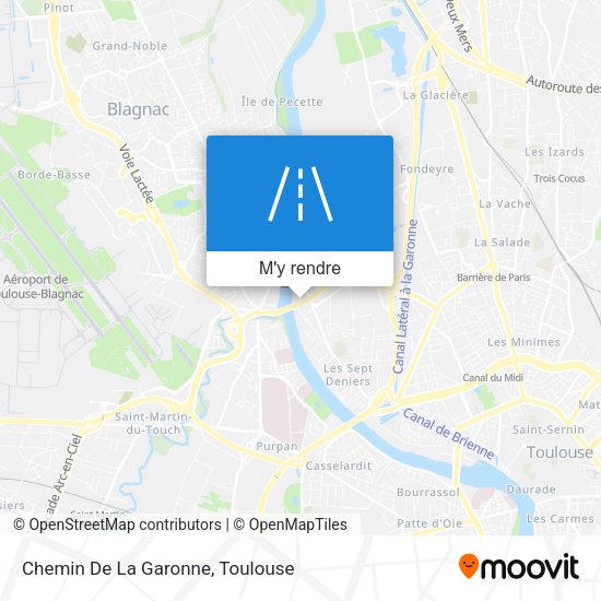 Chemin De La Garonne plan