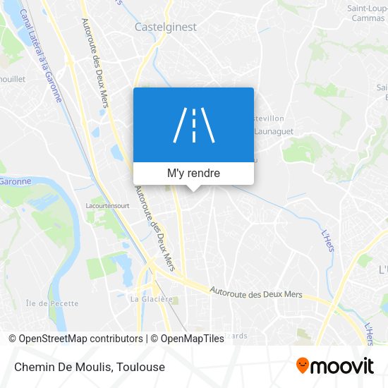 Chemin De Moulis plan