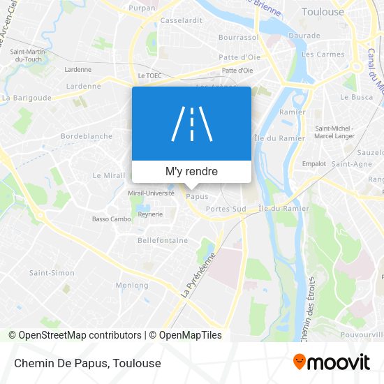 Chemin De Papus plan