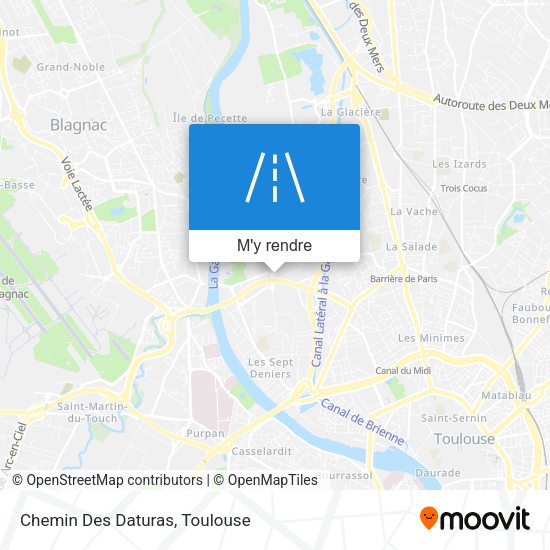 Chemin Des Daturas plan