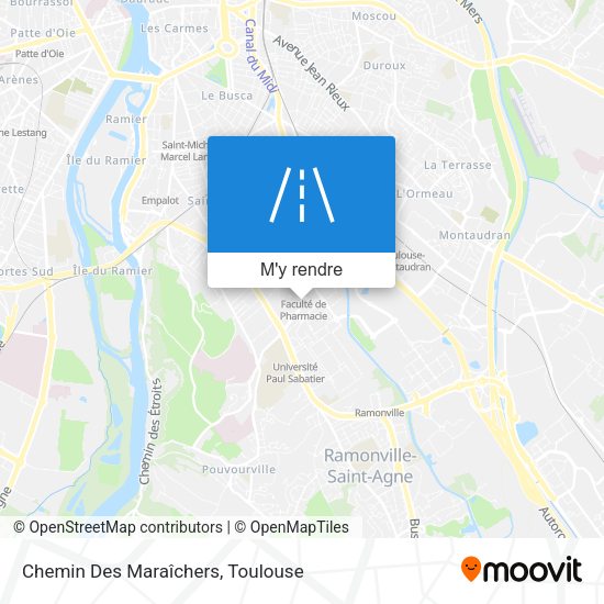 Chemin Des Maraîchers plan