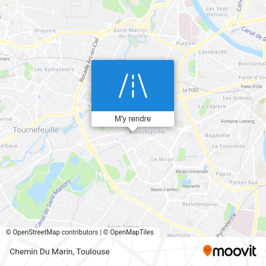 Chemin Du Marin plan