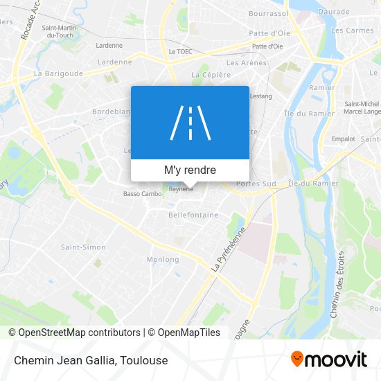 Chemin Jean Gallia plan
