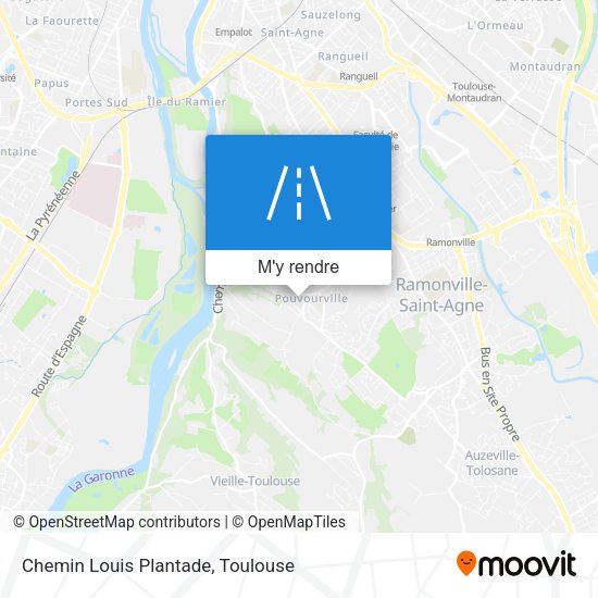 Chemin Louis Plantade plan