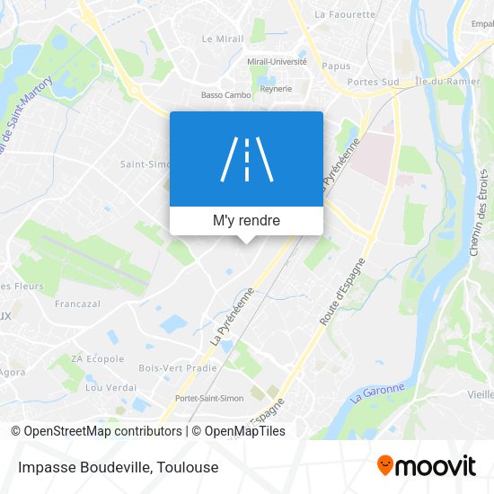 Impasse Boudeville plan