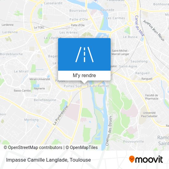 Impasse Camille Langlade plan