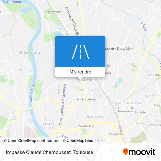 Impasse Claude Chamousset plan