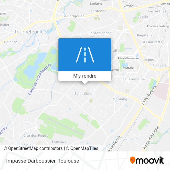 Impasse Darboussier plan