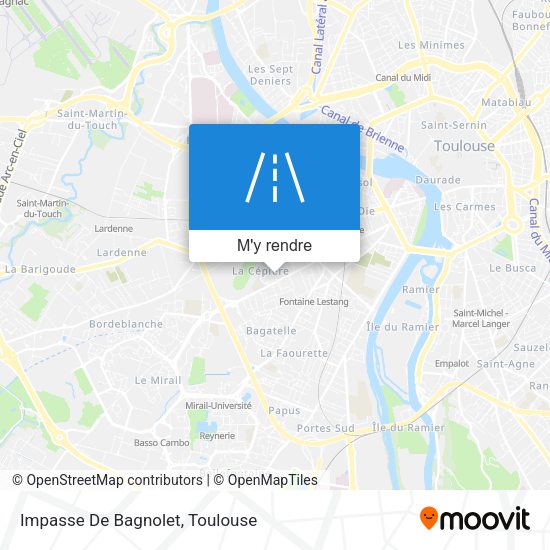 Impasse De Bagnolet plan