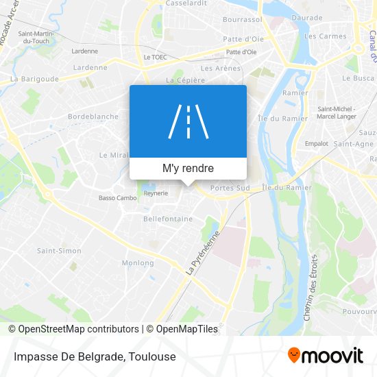 Impasse De Belgrade plan