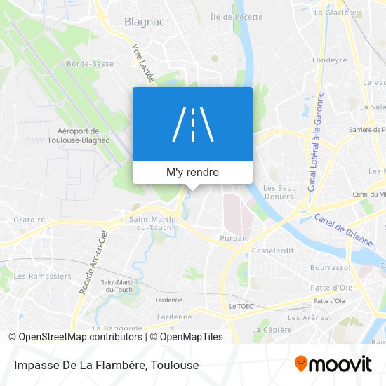 Impasse De La Flambère plan